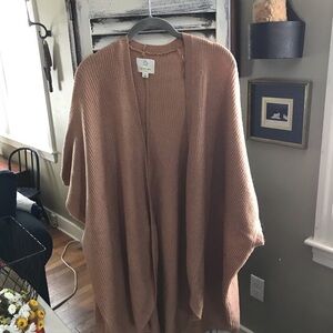 Cozy Peachy Colored Poncho